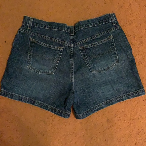 High Waisted Blue Jean Shorts - Picture 2 of 6